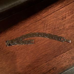 Silver stainless steel bracelet